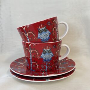 Iittala Taika kahvisetti, punainen