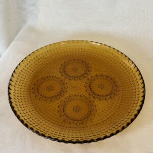 Grapponia lautanen, amber, 22,5 cm